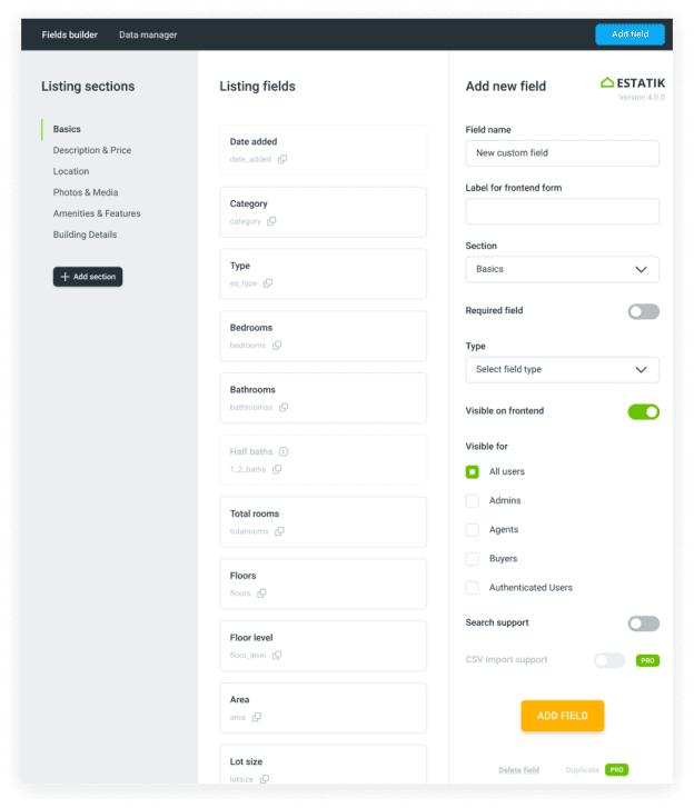 Build real estate site that inspires - Estatik